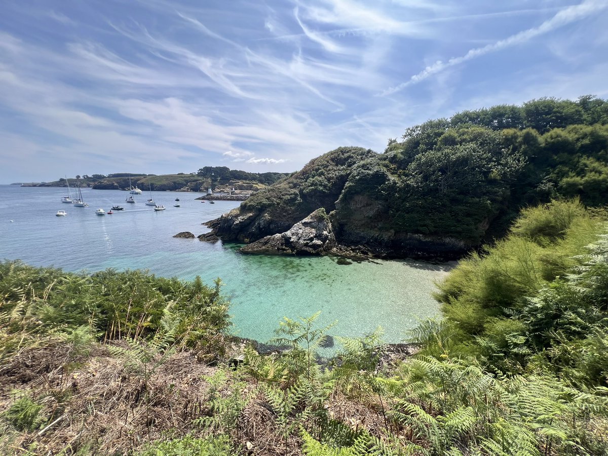 Dégradé de vert au bleu ce samedi à Sauzon