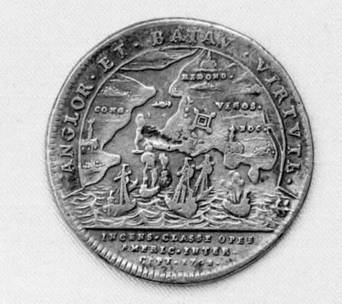 AtlanticaBeira's tweet image. Moedas de Ana I (primeira raíña de Gran Bretaña) con referencias a #Vigo e á batalla de #Rande.