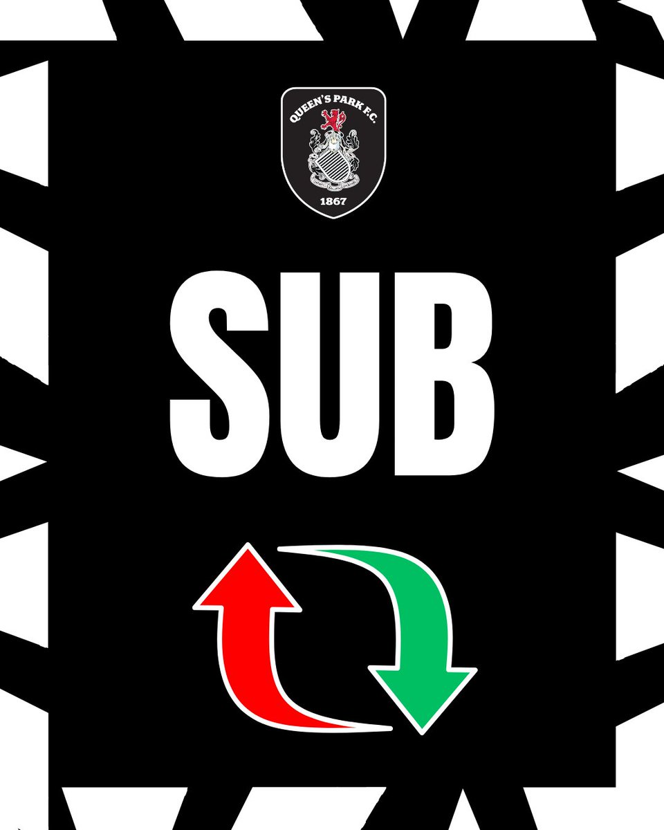 Queen's Park FC (@queensparkfc) on Twitter photo Double change for the Spiders🕷
OFF- MacGregor, Drozd
ON- McDonnell, Waugh
Well played boys👏 Double change for the Spiders🕷
OFF- MacGregor, Drozd
ON- McDonnell, Waugh
Well played boys👏