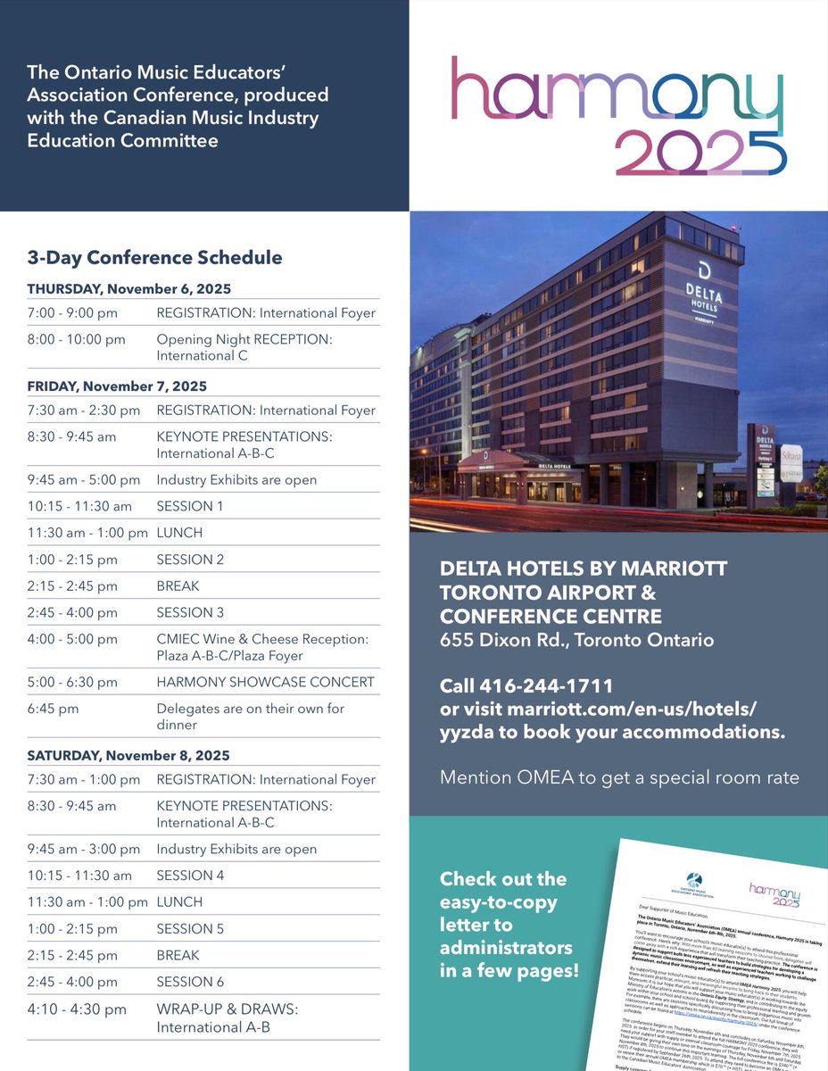 Get to know our Harmony 2025 Presenters!
And, take advantage of earlybird savings on OMEA Harmony 2025 by registering today. Then share this with a friend!
omea.on.ca/events/harmony…