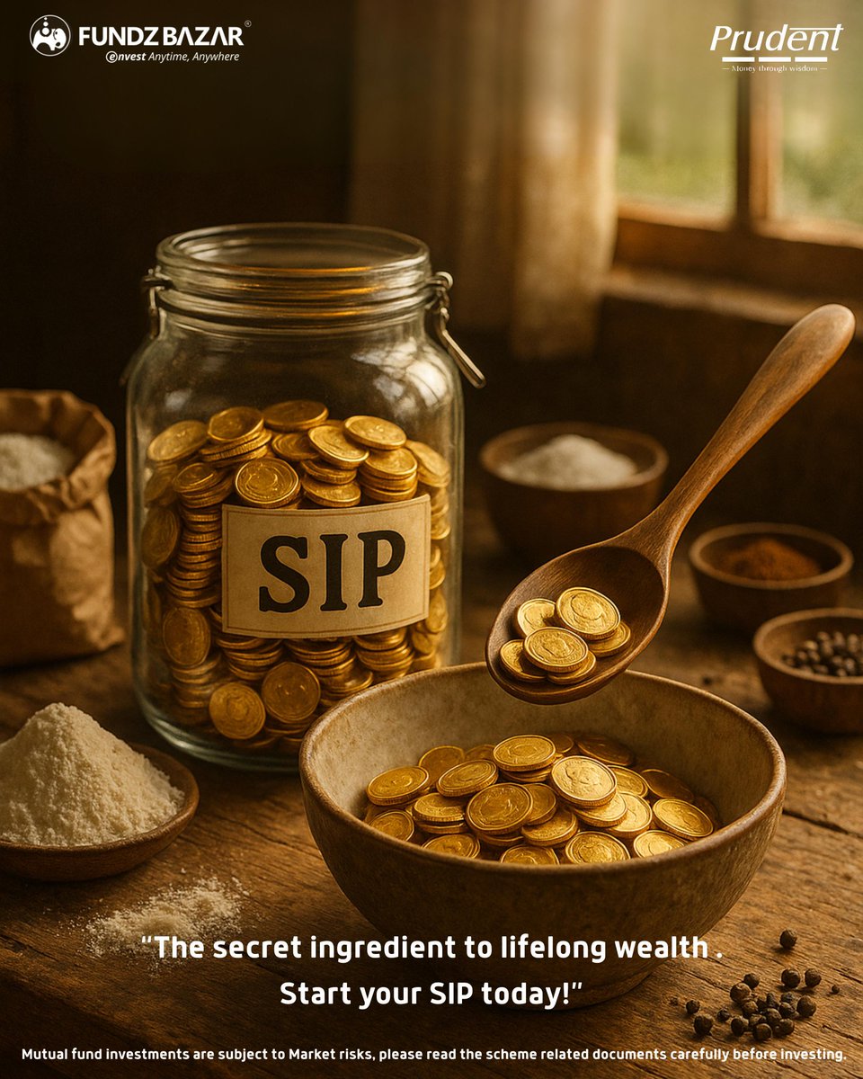 insure96364's tweet image. The recipe for wealth: Patience, discipline and one secret ingredient SIP.
Start today. 📈

#MutualFundSahiHai #SIPKaro #WealthFormula