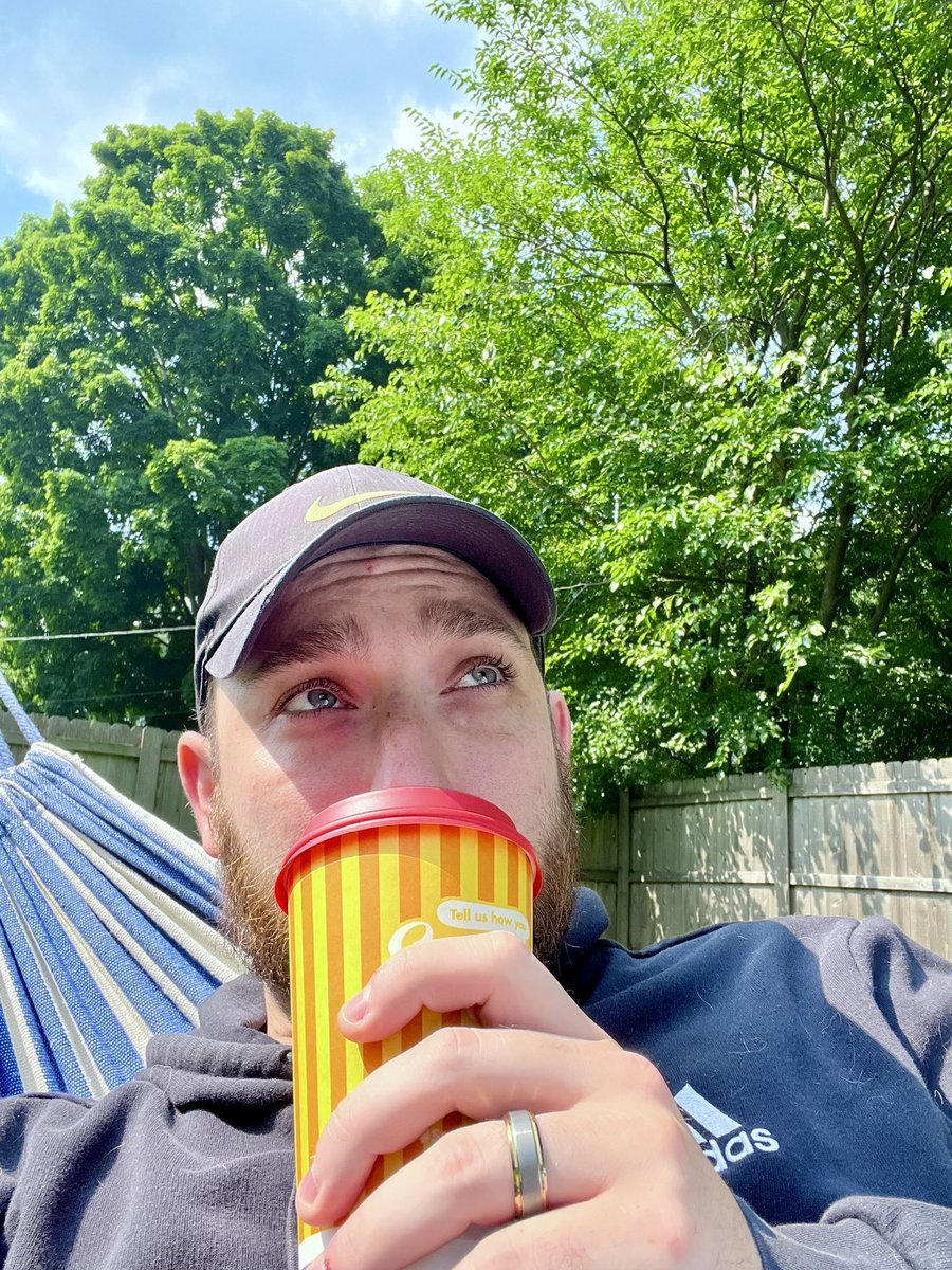 Got my latte, lying in my hammock, thinking about Luis Robert Jr’s future because it directly affects me.
