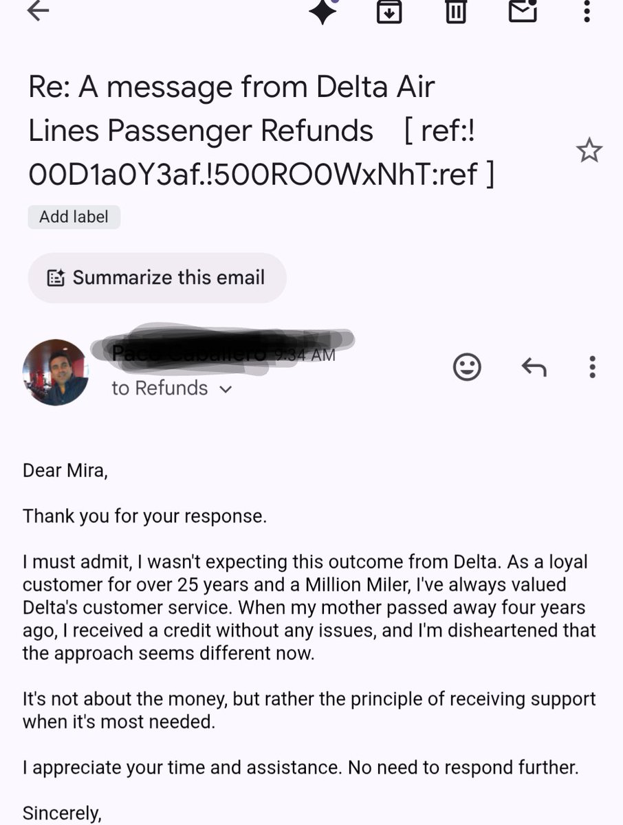 cabaknight's tweet photo. @Delta . No support when most needed https://t.co/JqRwehE7aG