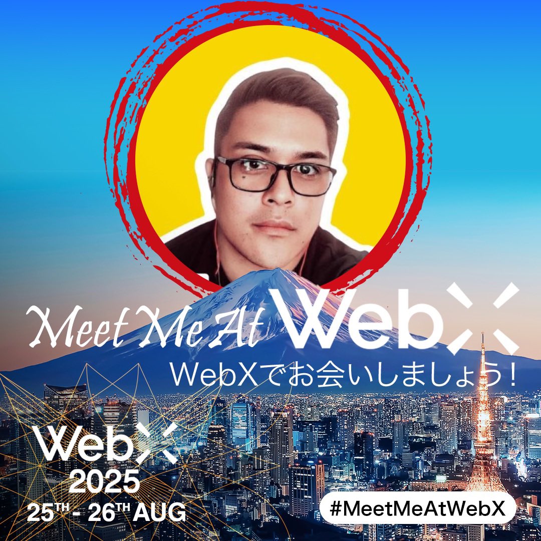 Kuya Da (@kuya_da1) on Twitter photo I’m excited to find some unique new İP in japan, hope to find some new gems from <a href="/WebX_Asia/">WebX 2025 (Aug 25-26)</a>
Hope to see you guys <a href="/web3_honey/">たぬきち🍯web3honey💛</a> and for those who want a Ticket discounts
use my link and get 20% off!!!🤗
events.bizzabo.com/639108?promo=K…
#webx #tokyo #web3 #tokyojapan #kuyada I’m excited to find some unique new İP in japan, hope to find some new gems from <a href="/WebX_Asia/">WebX 2025 (Aug 25-26)</a>
Hope to see you guys <a href="/web3_honey/">たぬきち🍯web3honey💛</a> and for those who want a Ticket discounts
use my link and get 20% off!!!🤗
events.bizzabo.com/639108?promo=K…
#webx #tokyo #web3 #tokyojapan #kuyada