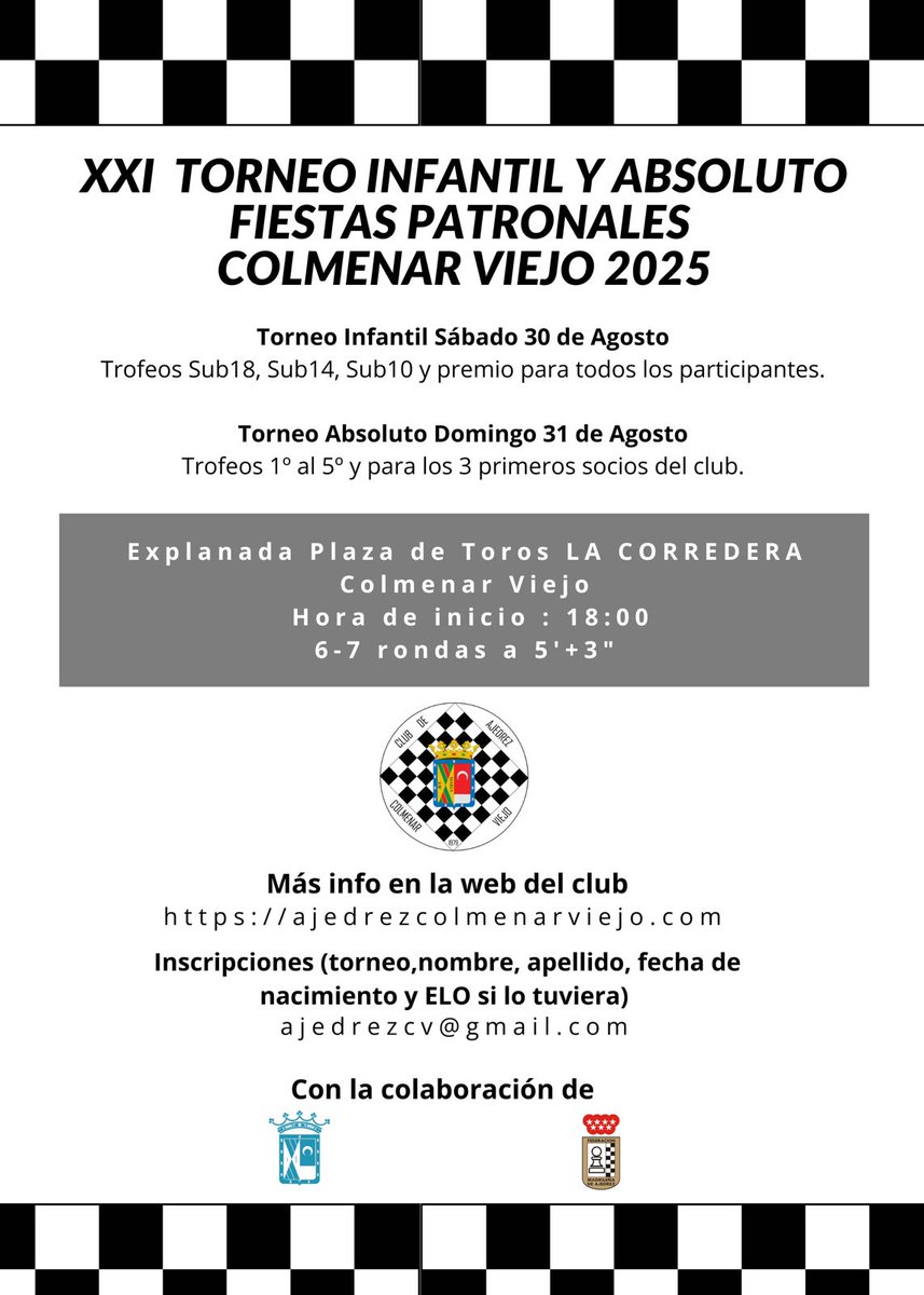 Club de Ajedrez Colmenar Viejo tweet media