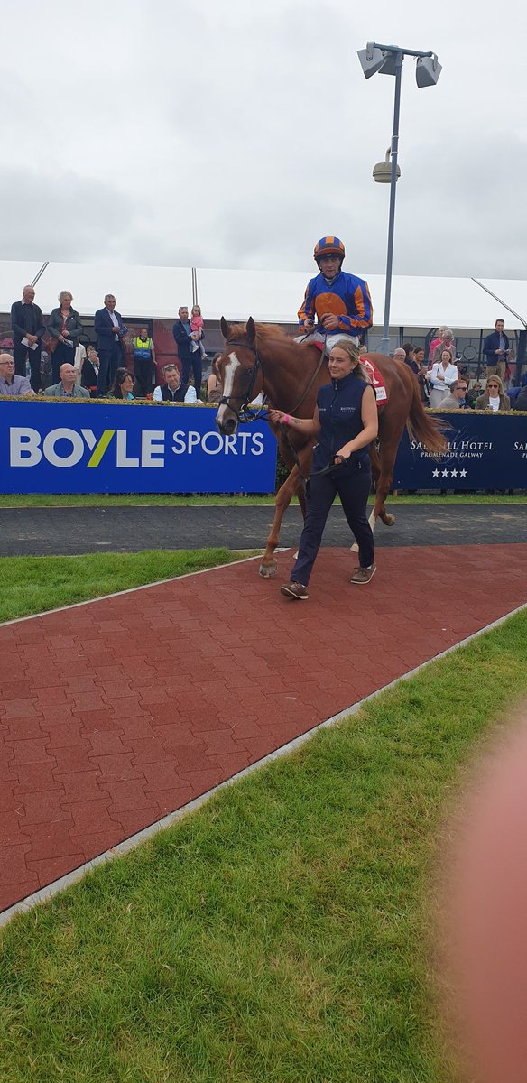 SportsNewsIRE's tweet image. Action (4/9f) and @waynemlordan take the Whiriskey Refrigeration @IrishEBF_ Maiden @Galway_Races for Aidan O&apos;Brien and the @coolmorestud partners
