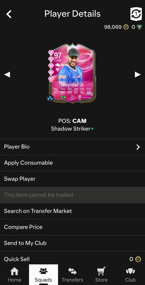 yoscruff's tweet photo. @Jake_FutTrading last card in fut, think i made a pretty good one https://t.co/ymUjZ9fezM