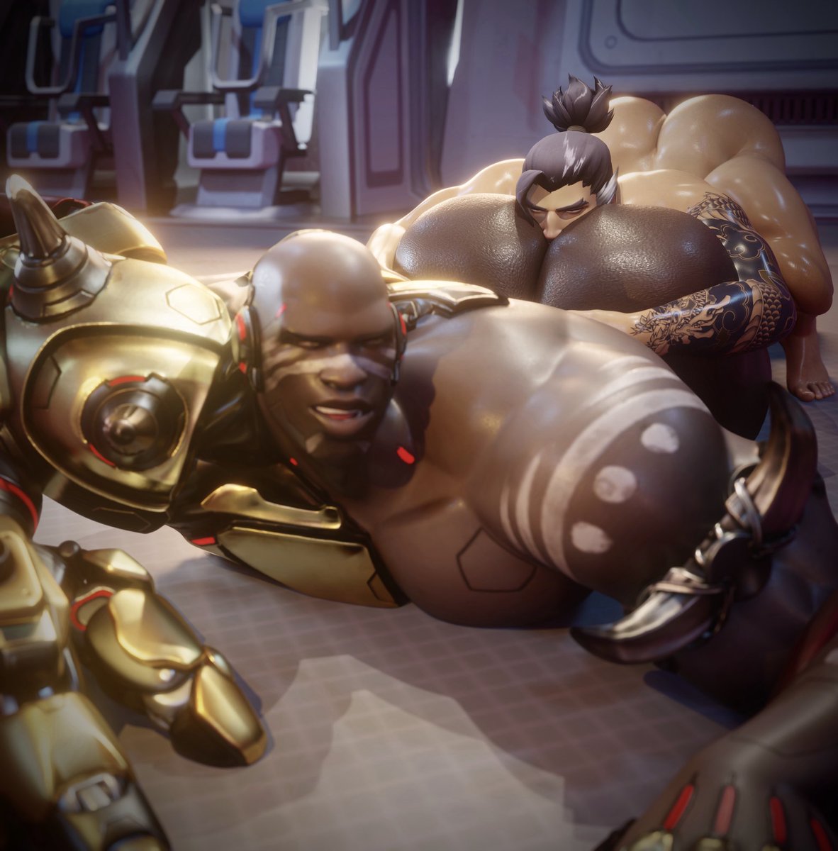Eating your top&gt;&gt;&gt; I had to finish this duo off strong 🙂‍↕️😏

Hanzo: <a href="/voluox/">VOLUOX</a> edit: <a href="/frogtoa/">Frogtoa 🐸</a> 
Doomfist: @/tvitone1