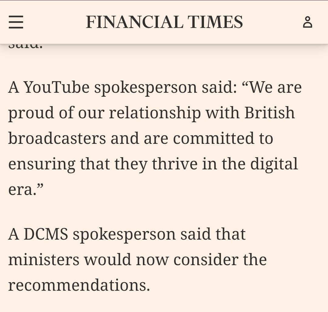 ChibiReviews's tweet photo. The UK wants to force YouTube to promote British public service content on the homepage soon as you open the site

A YouTube Spokesperson said "they are proud of their relationship with British Broadcasters and committed to ensure they thrive in the digital era" https://t.co/cdID6RWF3j