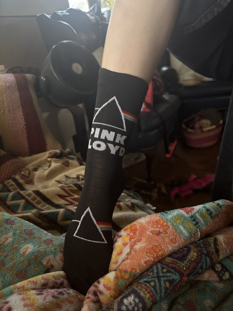 Celeste is rocking in these socks today...