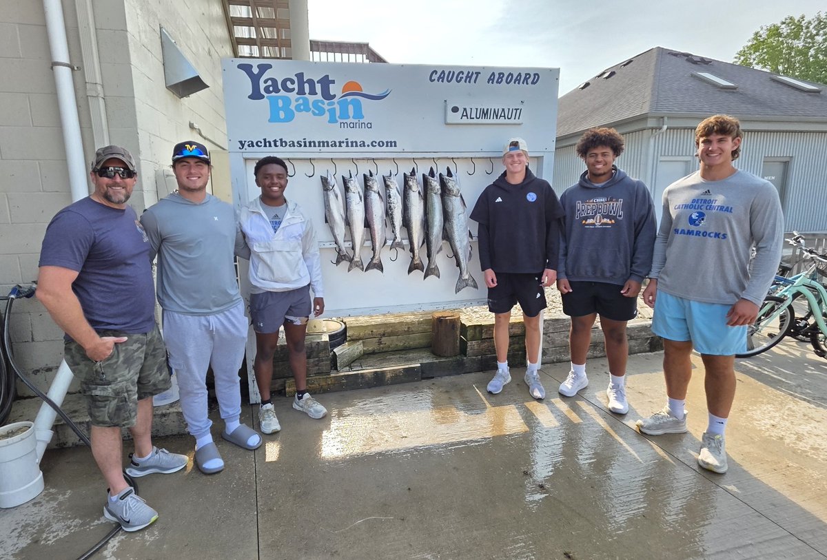 Clay Stokes (@clay_stokes52) on Twitter photo Awesome morning on Lake Michigan celebrating <a href="/Hunter_stokes98/">Hunter Stokes</a> early 18th birthday with CoHooker Charters! ✝️🍀🐟🎣🏖🇺🇸
#SalmonFishing #BirthdayCatch #LakeMichiganAdventure
<a href="/dukebanta7/">Duke Banta</a> <a href="/CedWilliamsjr_/">Cedric Williams Jr.</a> <a href="/eziuka_Benjamin/">Benjamin Eziuka 4⭐️ 2026</a> <a href="/JackJanda87/">Jack Janda</a> Awesome morning on Lake Michigan celebrating <a href="/Hunter_stokes98/">Hunter Stokes</a> early 18th birthday with CoHooker Charters! ✝️🍀🐟🎣🏖🇺🇸
#SalmonFishing #BirthdayCatch #LakeMichiganAdventure
<a href="/dukebanta7/">Duke Banta</a> <a href="/CedWilliamsjr_/">Cedric Williams Jr.</a> <a href="/eziuka_Benjamin/">Benjamin Eziuka 4⭐️ 2026</a> <a href="/JackJanda87/">Jack Janda</a>