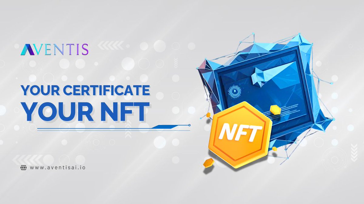 Aventis certificates are minted as ERC-721 NFTs, using OpenZeppelin contracts with metadata stored via IPFS.

Learn more! aventis.gitbook.io/wp/about/avent…