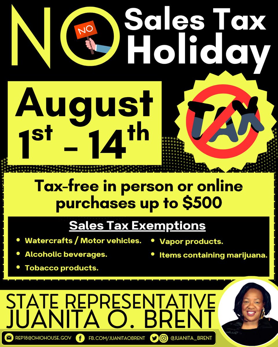 Examples of tax-exempt items:
Electronics: laptops, tablets, TVs, printers, software
Clothing &amp; footwear
School &amp; office supplies: backpacks, notebooks, pens, calculators
Books: textbooks, novels
Home goods: furniture, kitchenware, décor, appliances
Plants: indoor and outdoor