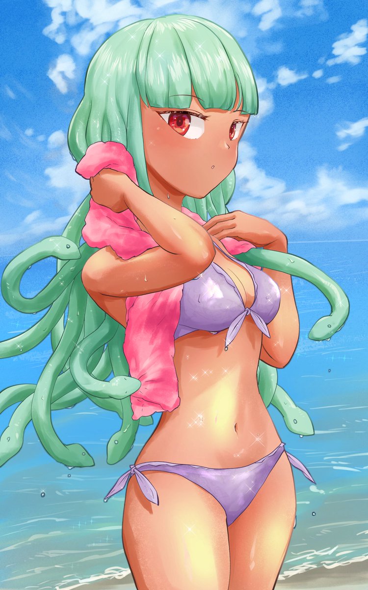 水着シャロちゃん
 #モンはれ