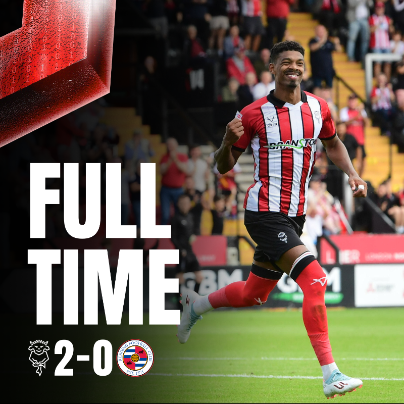 LincolnCity_FC's tweet photo. 🤩 Three points to start the 2025/26 campaign!

⌚️ FT | 🔴 2-0 👑 | #LINREA