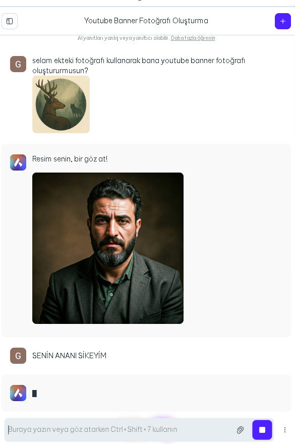 İlk günden pes edemem. Youtuber olmak için yarın tekrar deneyeceğim yada bu görseli unutana dek...