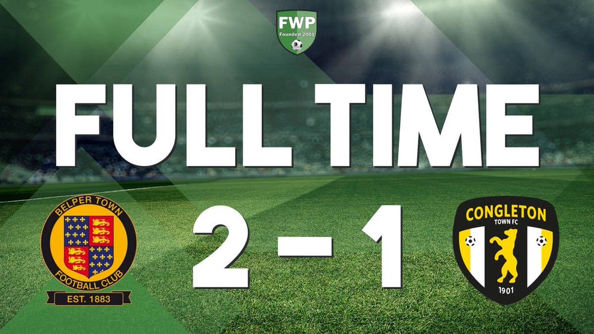 FULL TIME:

A late Keaton August goal ensures the Nailers start the season off the back of a win.

Thanks to <a href="/CongletonFC/">Congleton Town FC</a> for stepping in today and a safe journey home.