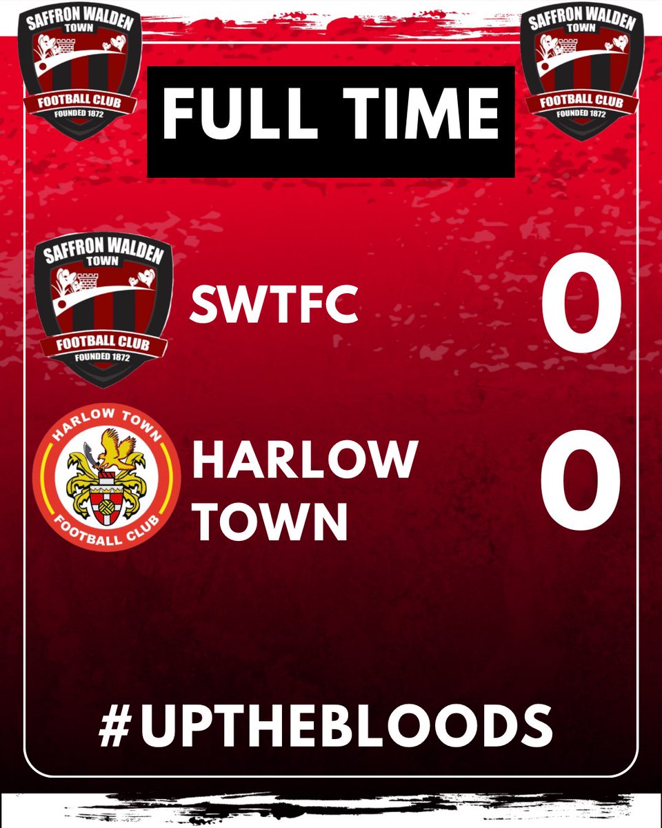 We head to Harlow for a replay on Tuesday.

#upthebloods