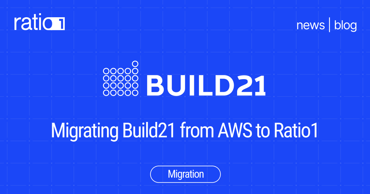 ratio1ai's tweet photo. News thread π§΅
1/ ποΈ Big news! @Build21io - a Romanian real estate innovator - just migrated from AWS to Ratio1, the decentralized AI cloud. Why the move? Letβs break it down π https://t.co/8MYKBp9Zyh