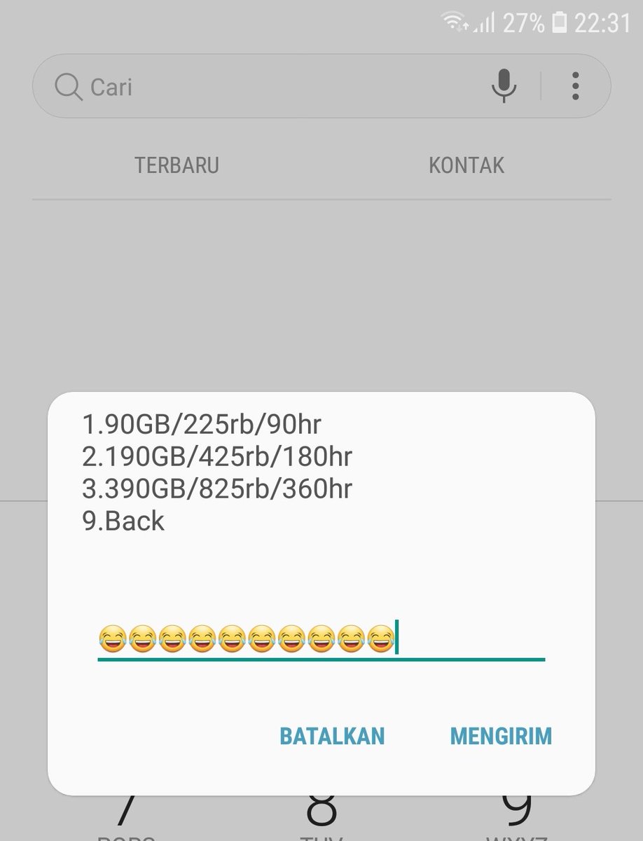 rielbeuh's tweet photo. @Telkomsel Nyerah saya dikasih harga mahal. paketan yg biasa dibeli 50k ga ada lagi😂😂🤣 https://t.co/qX6Jk150Rz