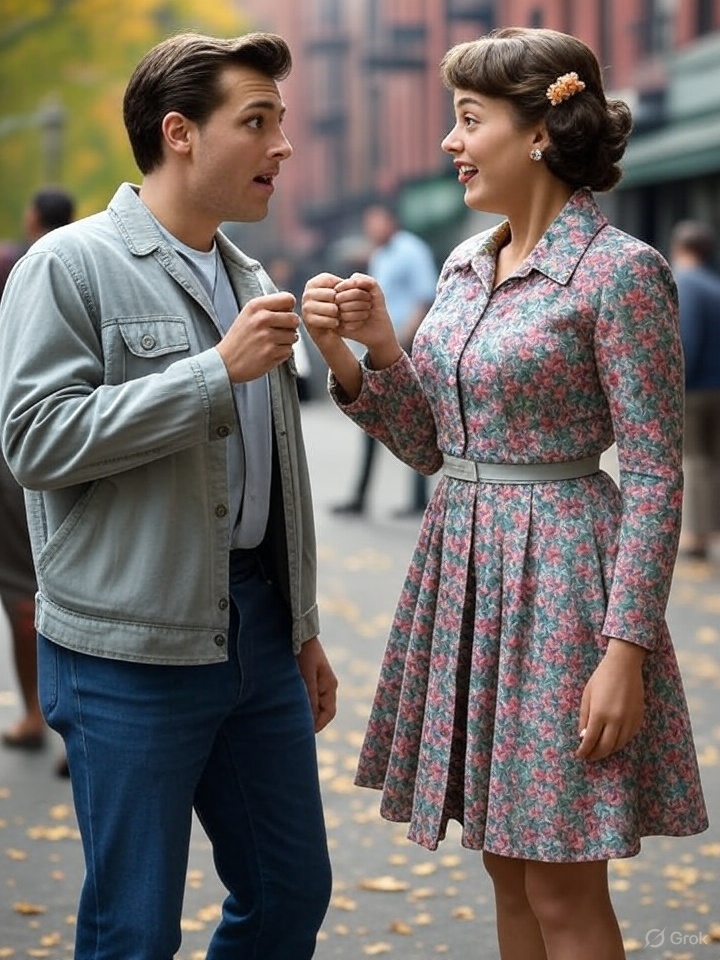 Lines of the sublime --
The couple first encountered one another on a brisk October day in 1955’s Greenwich Village. It was literally the old back-turned, careless bump into one’s imminent soul mate stolen from a Hollywood script. #WritingCommunity #readerscommunity