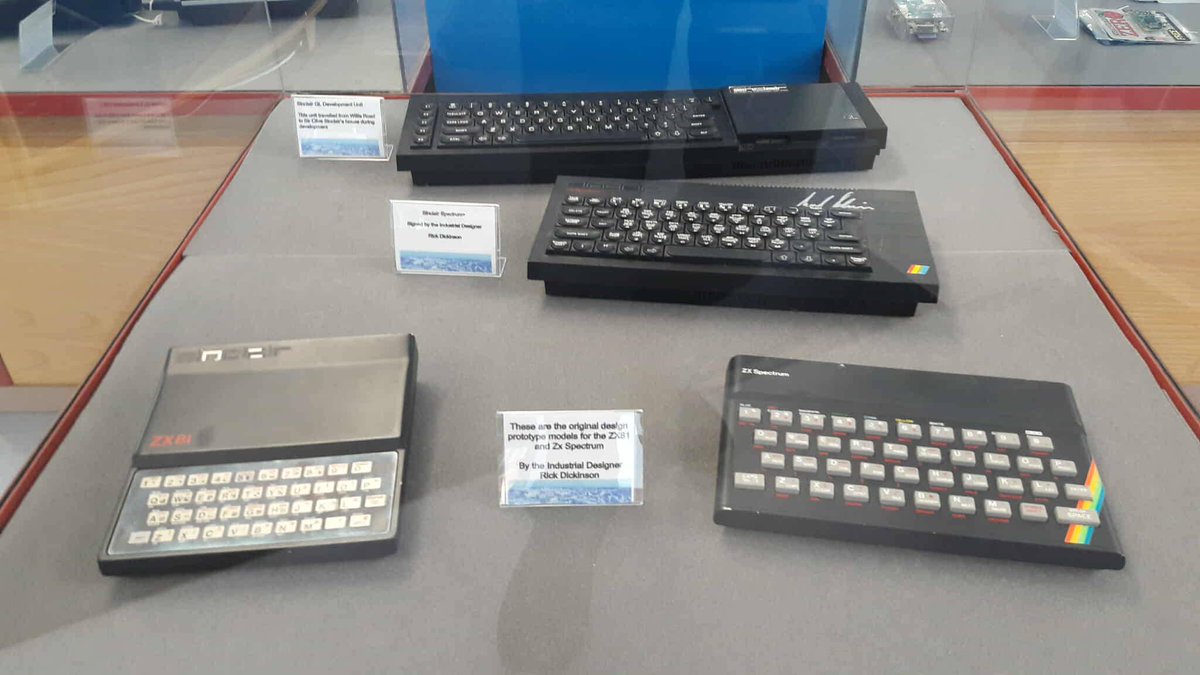 computermuseum's tweet image. Delighted to welcome a group from Spectrum For Everyone  to the museum, especially to Mark, who has loaned us the original design prototypes of the ZX81 and ZX Spectrum, now on display
#Sinclair #ZX81 #ZXSpectrum #Computer #VintageComputing #Cambridge