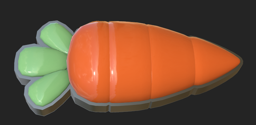 Carrot Enamel Hairpin. Made by me!

#Roblox #UGC #Asset #Blender #RobloxDev #hairpin #ornament