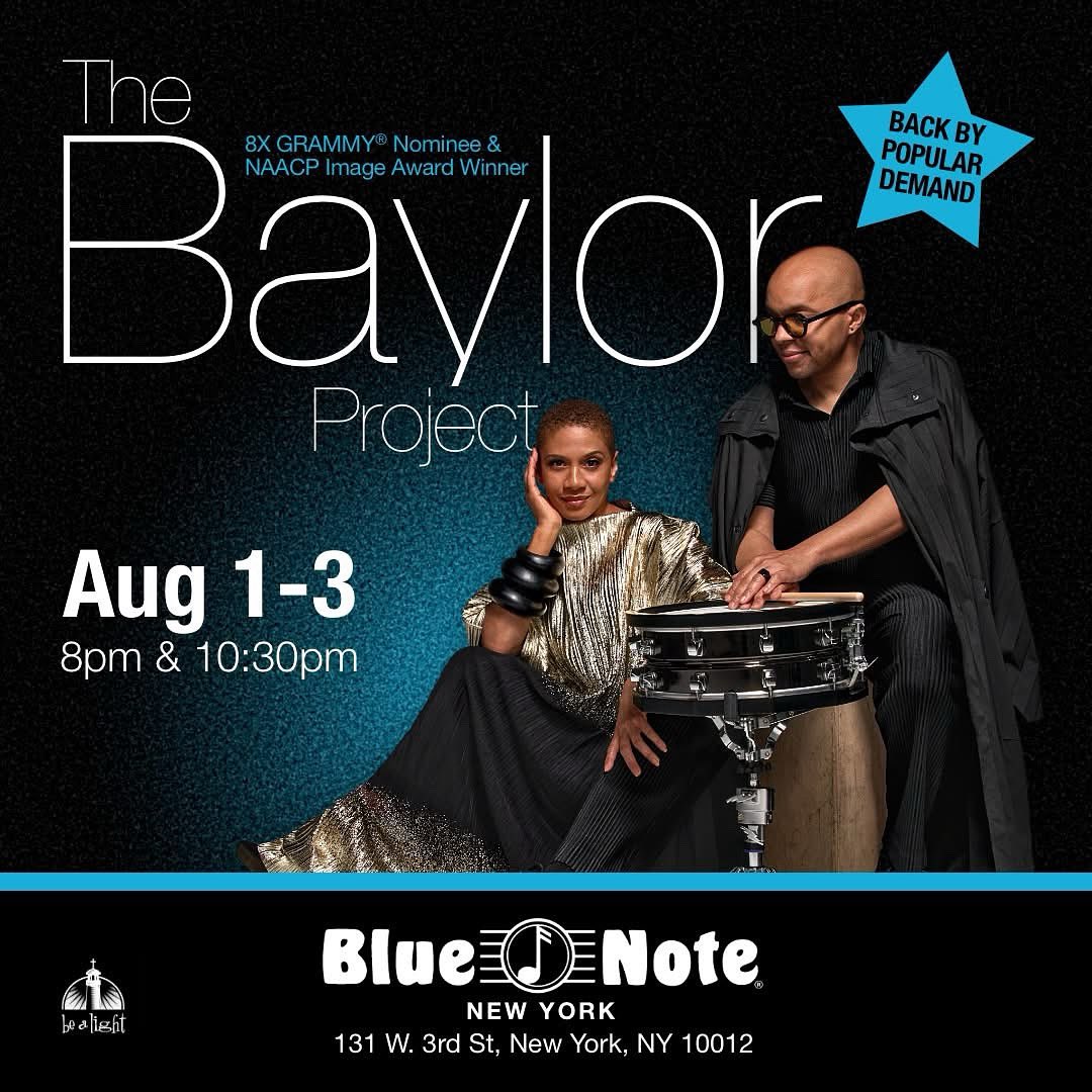 Marcus Baylor (@marcusbaylor) on Twitter photo A time was had <a href="/BlueNoteNYC/">Blue Note New York</a> last night!
We’re back for two more nights — Tonight & Sunday
Showtimes: 8PM & 10:30PM
🎟️ Make your reservations now: bit.ly/tbp-bluenote-r…
#TheBaylorProject #8xGRAMMYNominee #NAACPImageAwardWinner
#BlueNoteNYC #SummerTour #NewYorkCity A time was had <a href="/BlueNoteNYC/">Blue Note New York</a> last night!
We’re back for two more nights — Tonight & Sunday
Showtimes: 8PM & 10:30PM
🎟️ Make your reservations now: bit.ly/tbp-bluenote-r…
#TheBaylorProject #8xGRAMMYNominee #NAACPImageAwardWinner
#BlueNoteNYC #SummerTour #NewYorkCity