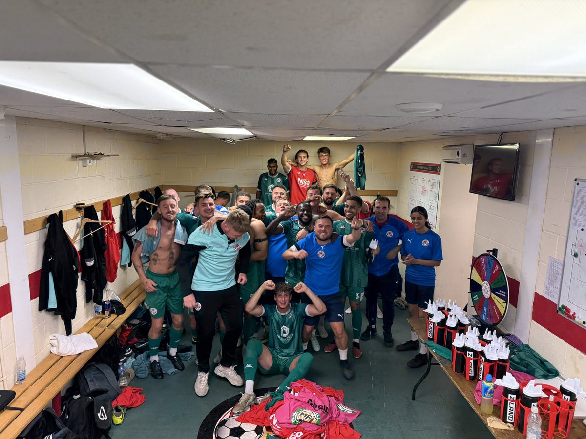 Coton Green FC (@cotongreenfc) on Twitter photo โฝ๏ธ | FULL TIME
Coton Green 2 v 1 Rugby Town
WOW ๐
Our first ever <a href="/EmiratesFACup/">Emirates FA Cup</a> fixture ends in a well fought victory, with a very tense 7 minutes stoppage time!
Onto the next round ๐
๐ขโซ๏ธ๐ด
#GreenArmy โฝ๏ธ | FULL TIME
Coton Green 2 v 1 Rugby Town
WOW ๐
Our first ever <a href="/EmiratesFACup/">Emirates FA Cup</a> fixture ends in a well fought victory, with a very tense 7 minutes stoppage time!
Onto the next round ๐
๐ขโซ๏ธ๐ด
#GreenArmy