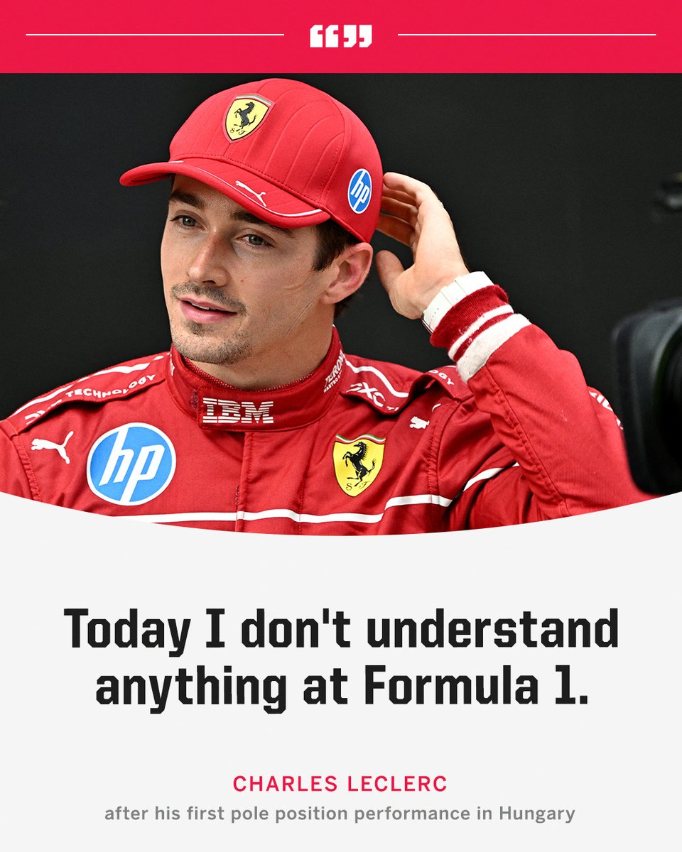 Even Charles Leclerc has no idea how he beat the McLarens 😂