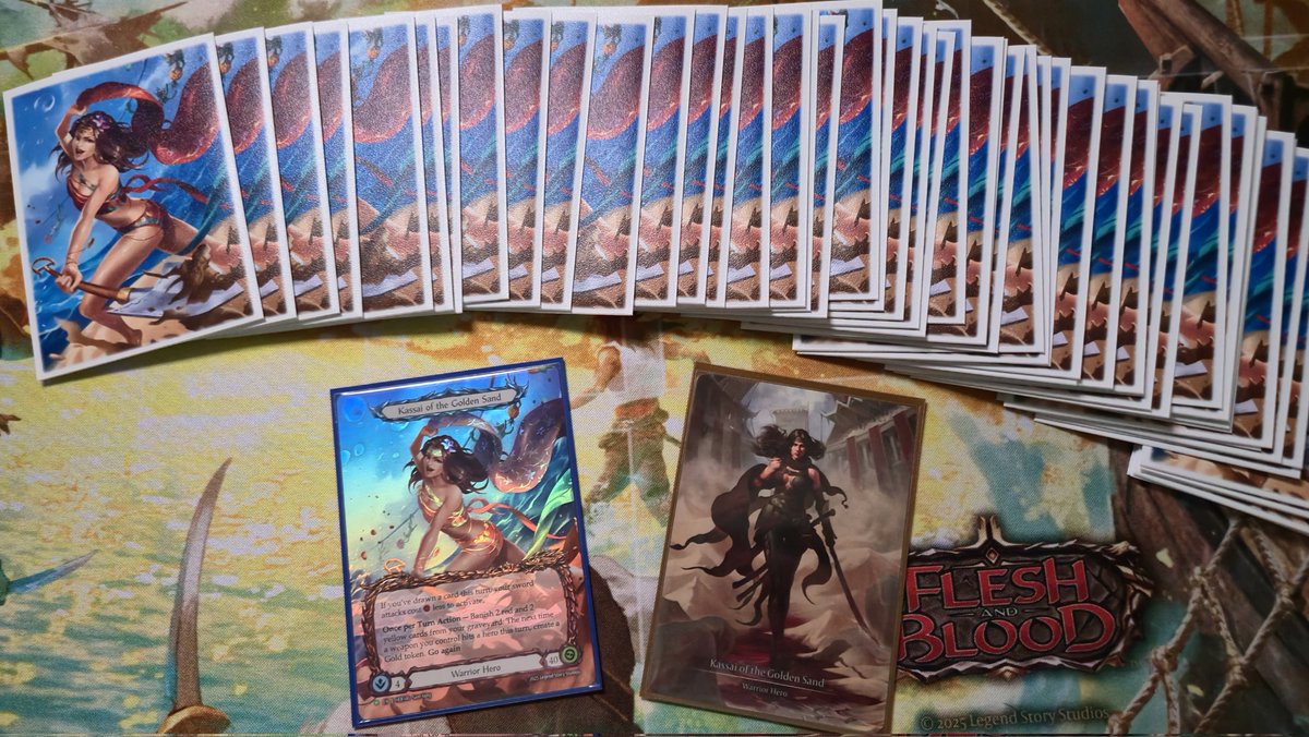 Kassai is resleeved and refreshed! #fabtcg