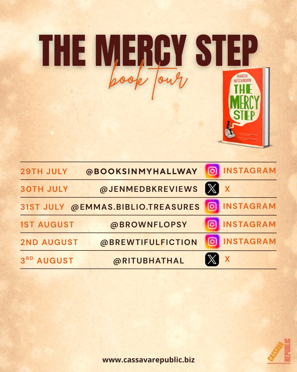 Chantelle Hazelden - Brewtiful Fiction (@brew_fiction) on Twitter photo It's my stop on the #blogtour #themercystep thanks to <a href="/CassavaRepublic/">Cassava Republic</a> for sending me the book to read and enjoy
instagram.com/p/DM2dx6Vo9rZ/… It's my stop on the #blogtour #themercystep thanks to <a href="/CassavaRepublic/">Cassava Republic</a> for sending me the book to read and enjoy
instagram.com/p/DM2dx6Vo9rZ/…