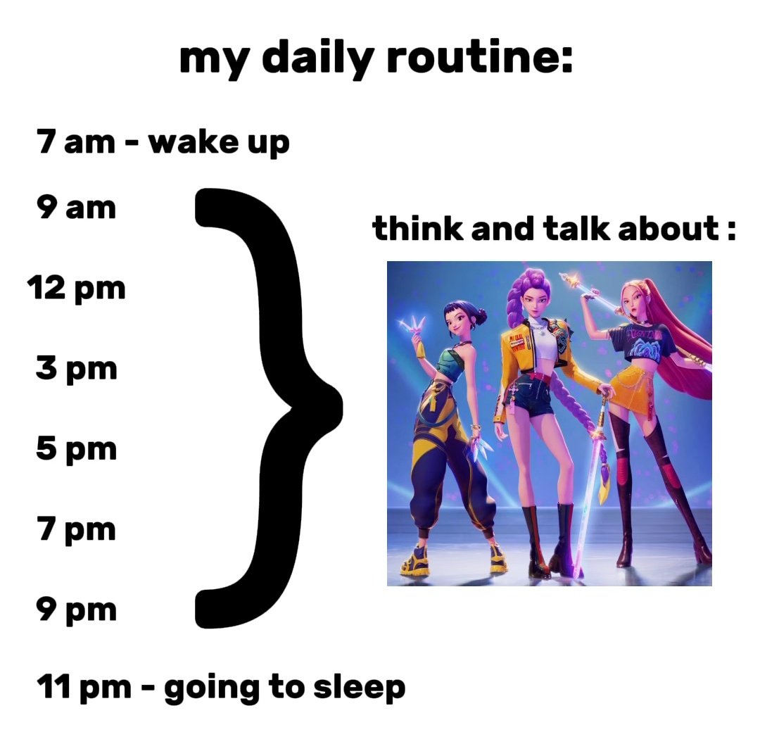 #KPOPDEMONHUNTERS

A month has passed but I will never recover from this movie😭

Even when I'm at work I can play kpdh's music and think about the movie