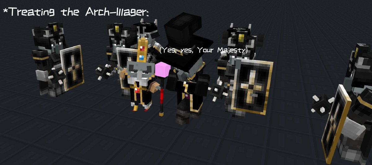 IllagerWither's tweet photo. My illager oc:Evoker Chief:Black.Engel(Prime Minister)A private subordinate belonging to the leader of the Arch-Illager, responsible for handling the internal and military affairs of the Illage Empire.P4 was made by my friend❤️#illager #minecraft #evoker #minecraftoc https://t.co/rIuJrwZtkc