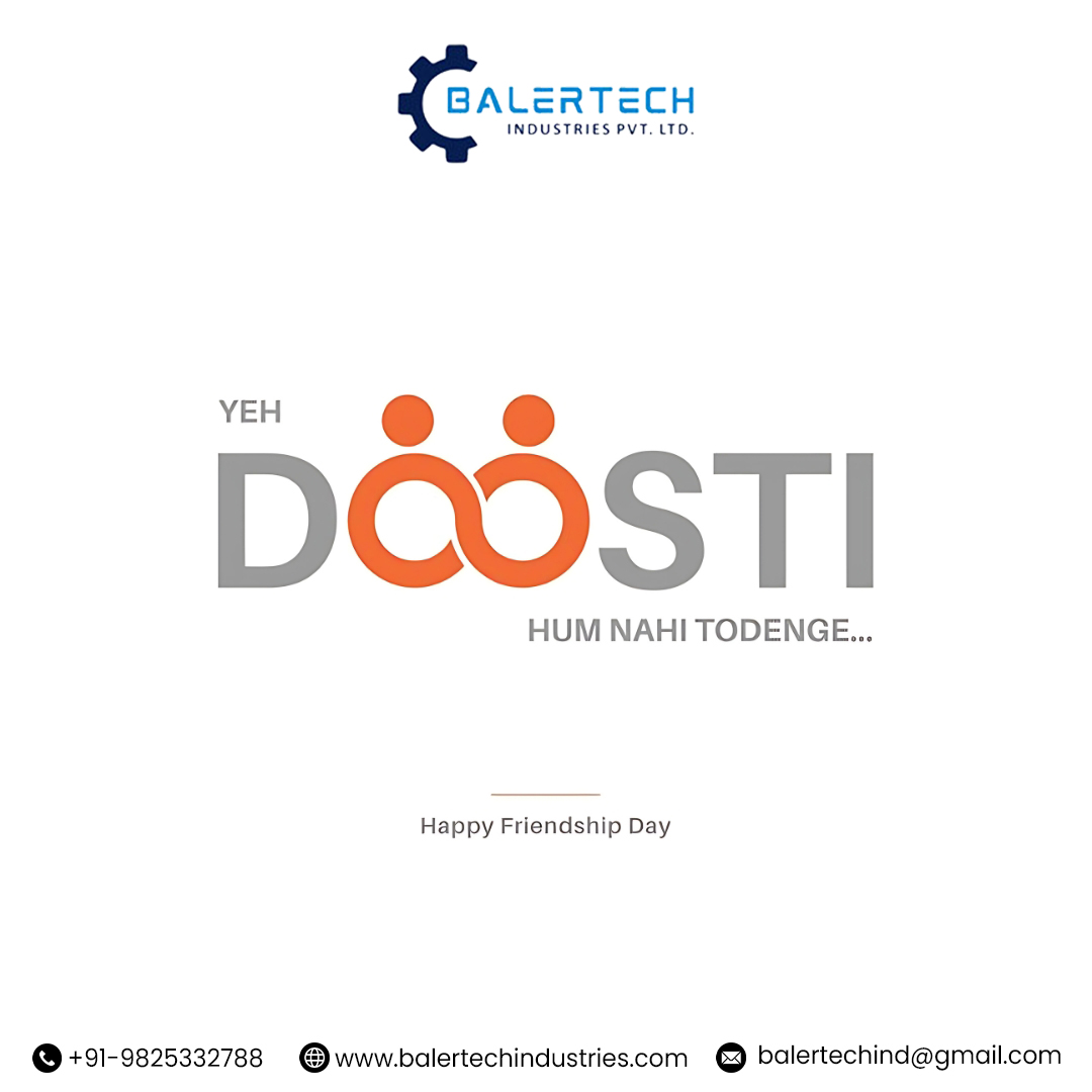 Balertech's tweet image. Yeh Dosti... Hum Nahi Todenge! 🤝
This Friendship Day, we celebrate the strong bonds that drive our success our team, partners, and clients. Here&apos;s to building more lasting connections! 💙
Happy Friendship Day!
#FriendshipDay #Balertech #StrongerTogether #BusinessBond #WorkFamily