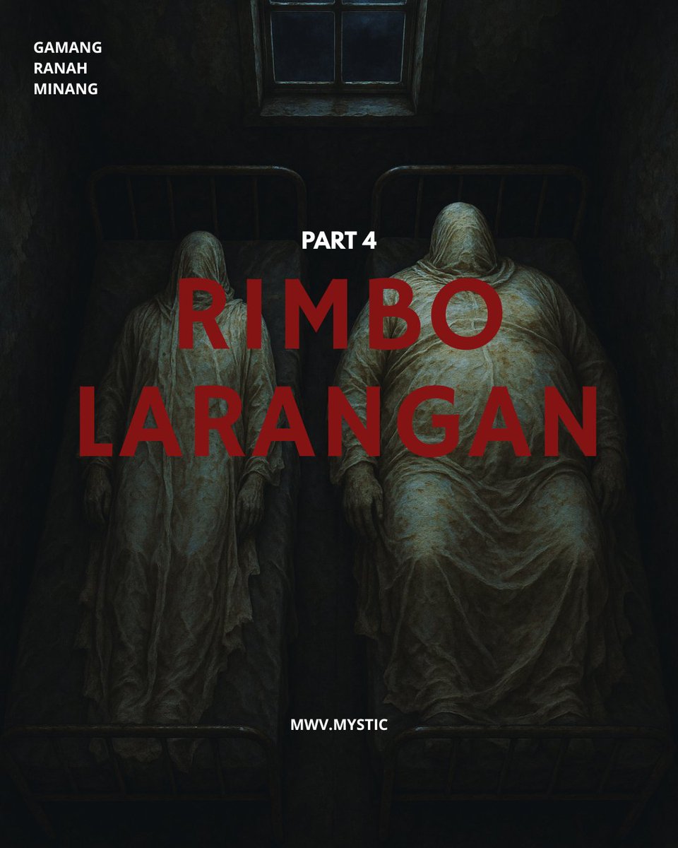 RIMBO LARANGAN
PART 4

Kedua pekerja itu gugur dengan mengenaskan. Satu kehilangan kedua bola matanya, dan satu membakar kepalanya sendiri hingga meleleh... dan keduanya disemayamkan dalam satu ruangan yang sama.

a thread
#bacahorror #idnhorror