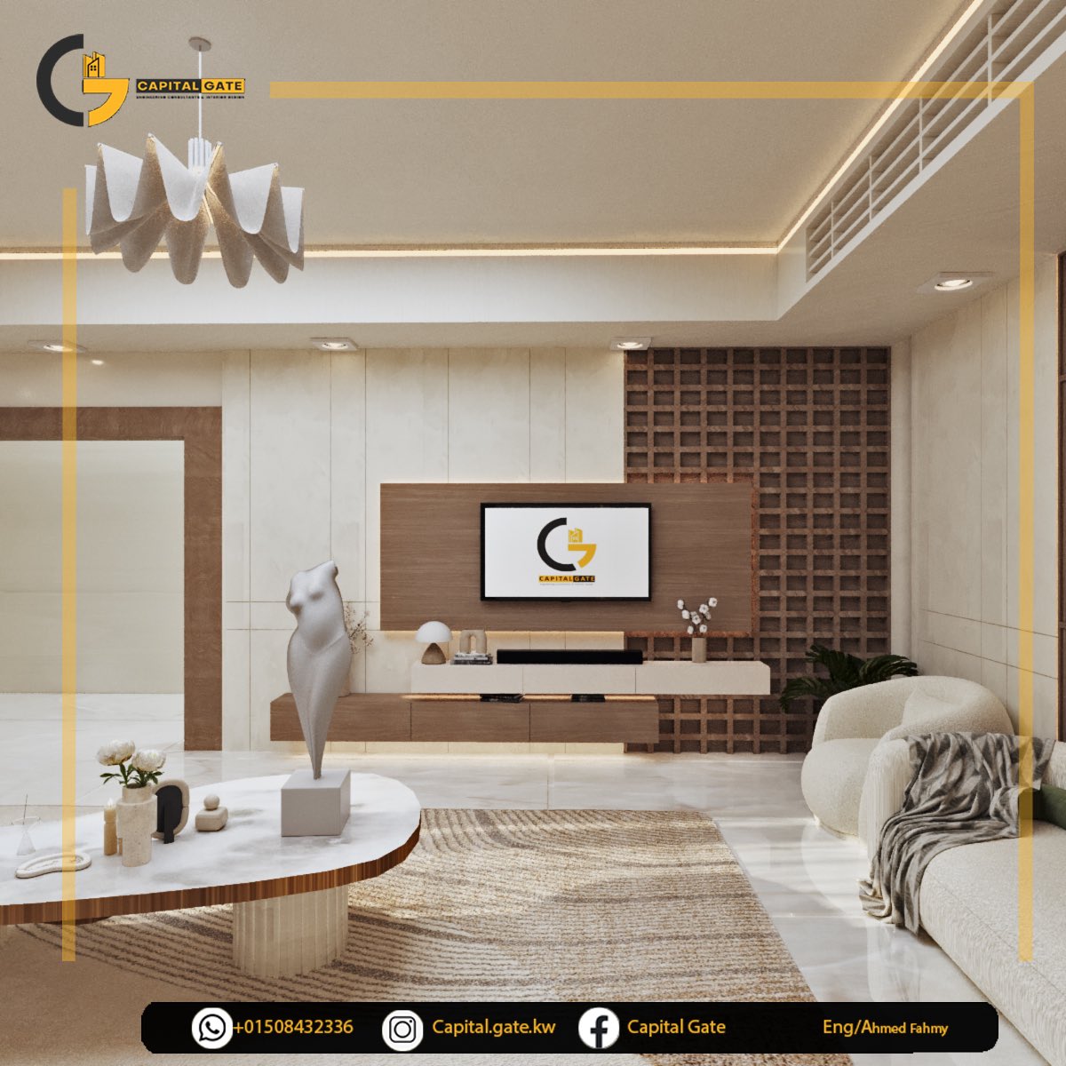 من اعمالنا للتصميمات الداخلية 👌🏽