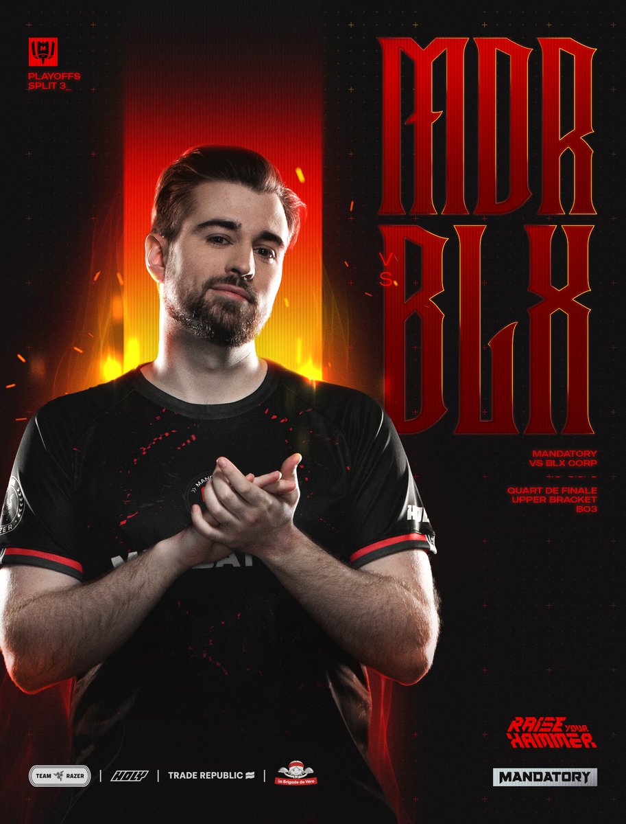 Mandatory (@mandatorygg) on Twitter photo On va plumer Maître Corbeau, ce jour, à 17h 🐦⬛
Mandatory 🆚 <a href="/BLXCORP/">BLX CORP🇳🇱🇧🇪🇱🇺</a>
🎙️ twitch.tv/zerator On va plumer Maître Corbeau, ce jour, à 17h 🐦⬛
Mandatory 🆚 <a href="/BLXCORP/">BLX CORP🇳🇱🇧🇪🇱🇺</a>
🎙️ twitch.tv/zerator