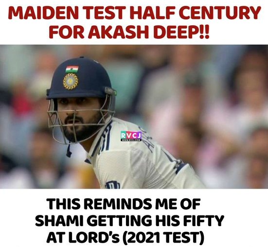 Akash Deep slams maiden Test half century vs England at The Oval

#INDvsENGTest #INDvsEND #INDvENG #ENGvsIND #ENGvINDTest #engvsindia #ENGvINDlive