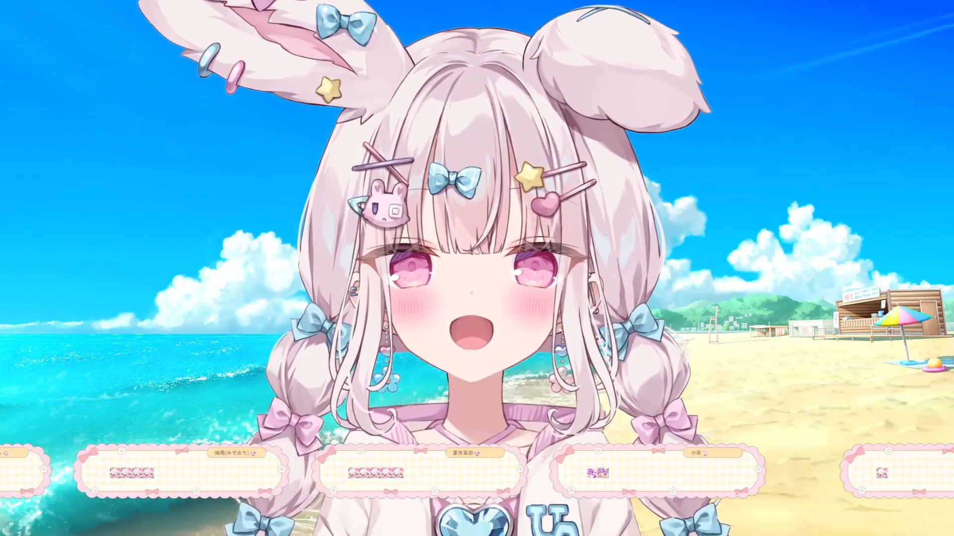 兎彷魂あみゅ　イラストカード　サイン 兎彷魂あみゅ フルセット 直筆サイン入りチェキ風カード（柄A