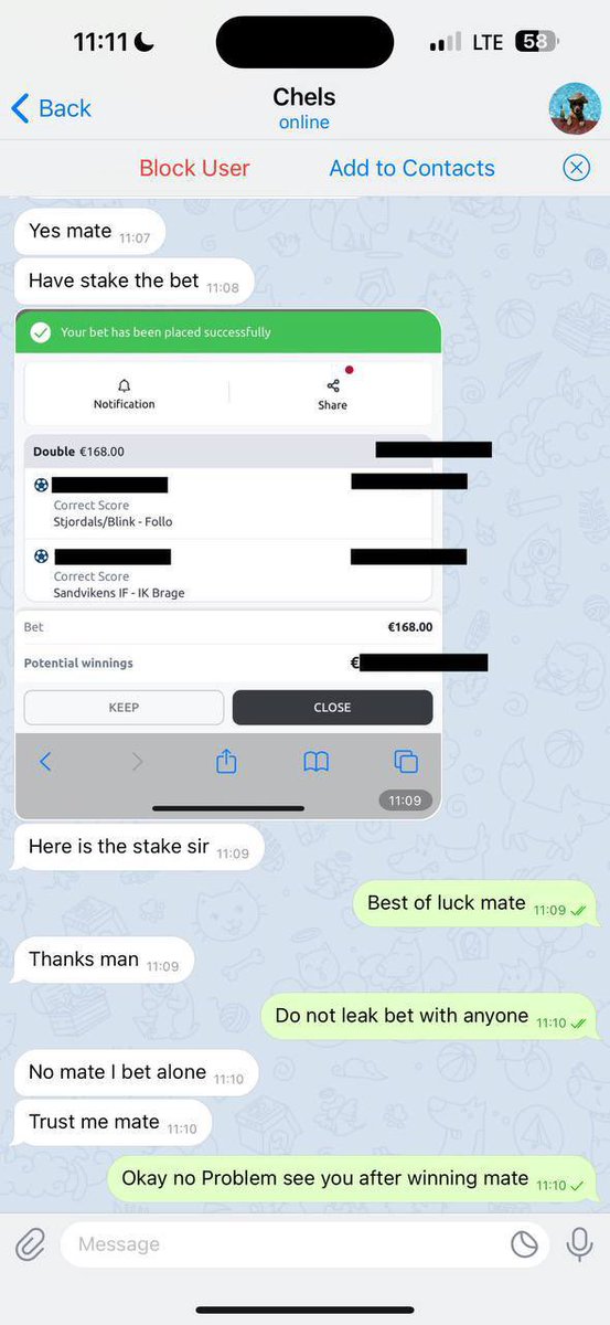 NO RISK ⛔️ NO REWARD 💰

If you want to secure a spot, act fast and contact me here

⚡️Contact -t.me/CFMadmin