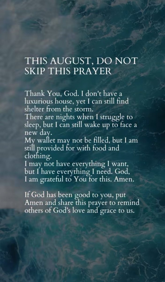 This August, do not skip this prayer