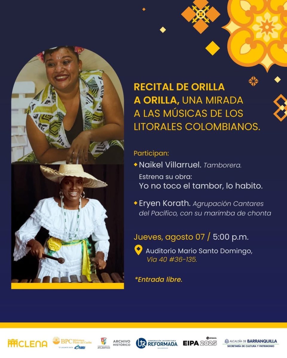 📣 ¡La Agenda Cultural de AGOSTO 2025 ya está aquí! 🗓️✨

Prepárate para un mes lleno de experiencias que celebran la memoria, el arte y la identidad caribeña desde el corazón del Complejo Cultural de la Aduana 🏛️💛

🎶 Conciertos en vivo
🎬 Proyecciones de cine con