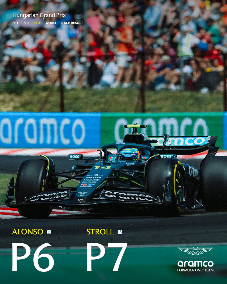 Free practice in Hungary complete. 👊

#HungarianGP