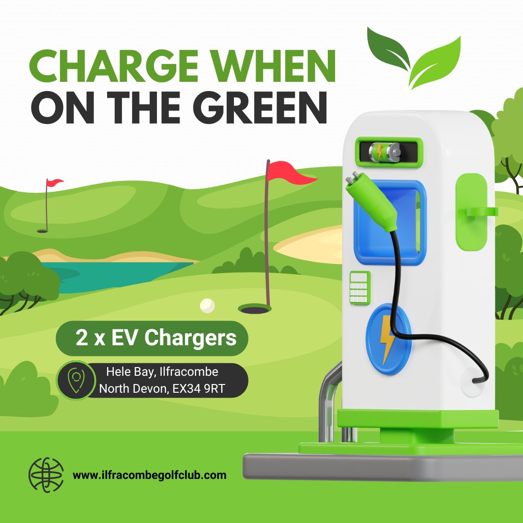 Ilfracombe Golf Club (@ilfracombegolf) on Twitter photo Did you know we have a couple of EV chargers at Ilfracombe Golf Club?
Now you can charge your car while you charge up your game! ๐โก
Come up, tee off, and leave with a full battery!"
#ilfracomebgolfclub #seetheseafromeverytee #evchargeilfracombe <a href="/VISITilfracombe/">Visit Ilfracombe</a> Did you know we have a couple of EV chargers at Ilfracombe Golf Club?
Now you can charge your car while you charge up your game! ๐โก
Come up, tee off, and leave with a full battery!"
#ilfracomebgolfclub #seetheseafromeverytee #evchargeilfracombe <a href="/VISITilfracombe/">Visit Ilfracombe</a>