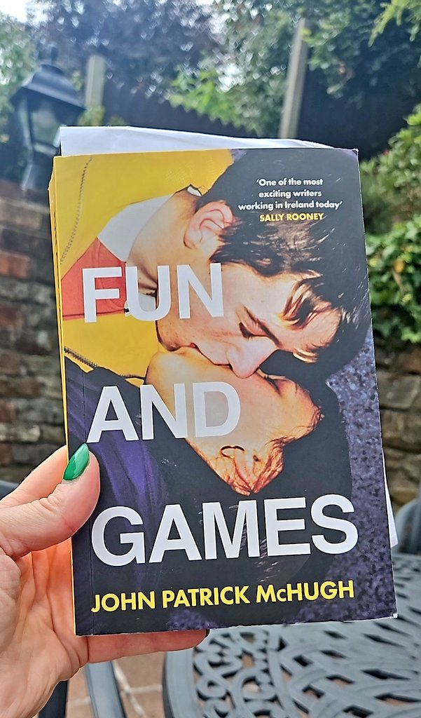 swirlandthread's tweet image. My Bank Holiday reading is courtesy of John Patrick McHugh

#FunandGames pub. with @4thEstateBooks April 2025 and is described as &apos;darkly comic and deeply moving...manhood and its frailties, social class &amp;amp; its firm borders, family, and of course, love&apos;

I&apos;m quoting to my hub..👌