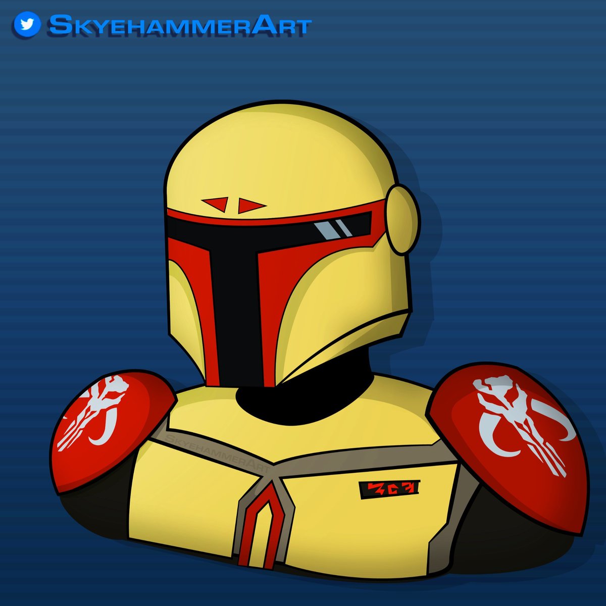 SkyehammerArt's tweet photo. Mandalorian commission. Made in the 2003 Clone Wars Style.

#starwarsart #commissionsopen #clonewars #starwars #art #swtorfamily #mandalorian #swtorart #ArtistOnTwitter https://t.co/fJAjbTs83z