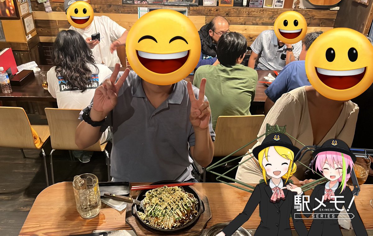 masamagi_sm's tweet image. 3年ぶりにお好み焼きのもみじ亭さんに伺いました！今回は広電さんのお祝いで、炙りネギマヨ焼きと海軍ハイボールで頂きましたが、程良いシャキシャキ感がたまらなく良かったです♡
1時間ほど並んで頂けたご褒美！もみじ亭さん(@boeingeaglefigh)、ごちです！
#駅メモ #本通 #まさまぎの鉄道遠征記録