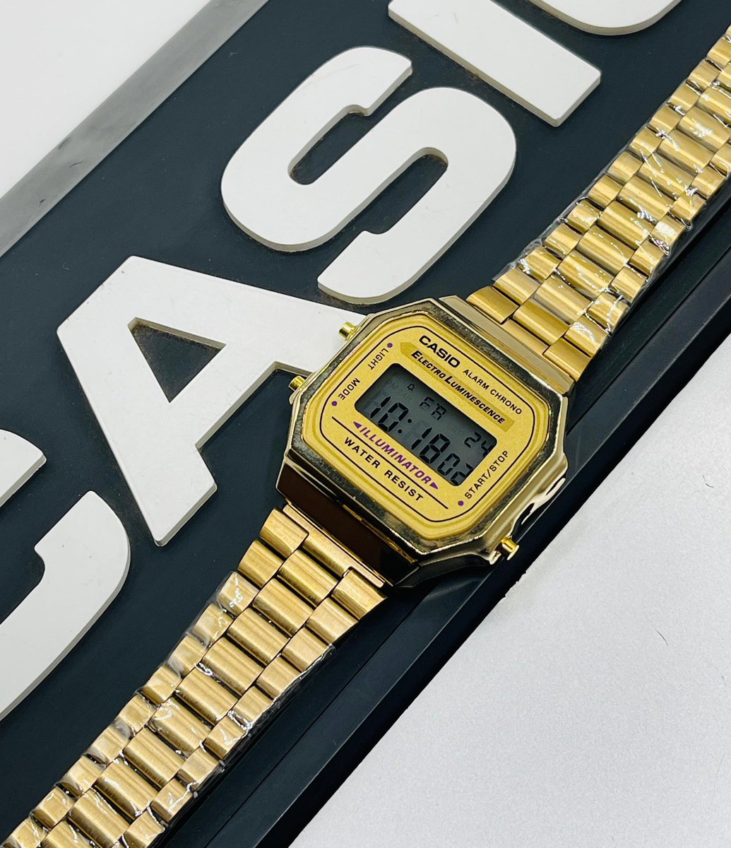 Souqarramahng's tweet image. Vintage Digital Casio Watch
Chain strap | Alarm | Stopwatch | LED Light
Day + Date display ⏱️
₦17,000 — Boxed &amp;amp; packaged
 
Dm to order 🛍️🛍️ or wa.me/9118340906

Nationwide delivery 🚚🚚

#ShopArRamah #MensWatchDrop #CasioStyle #MuslimMenStyle