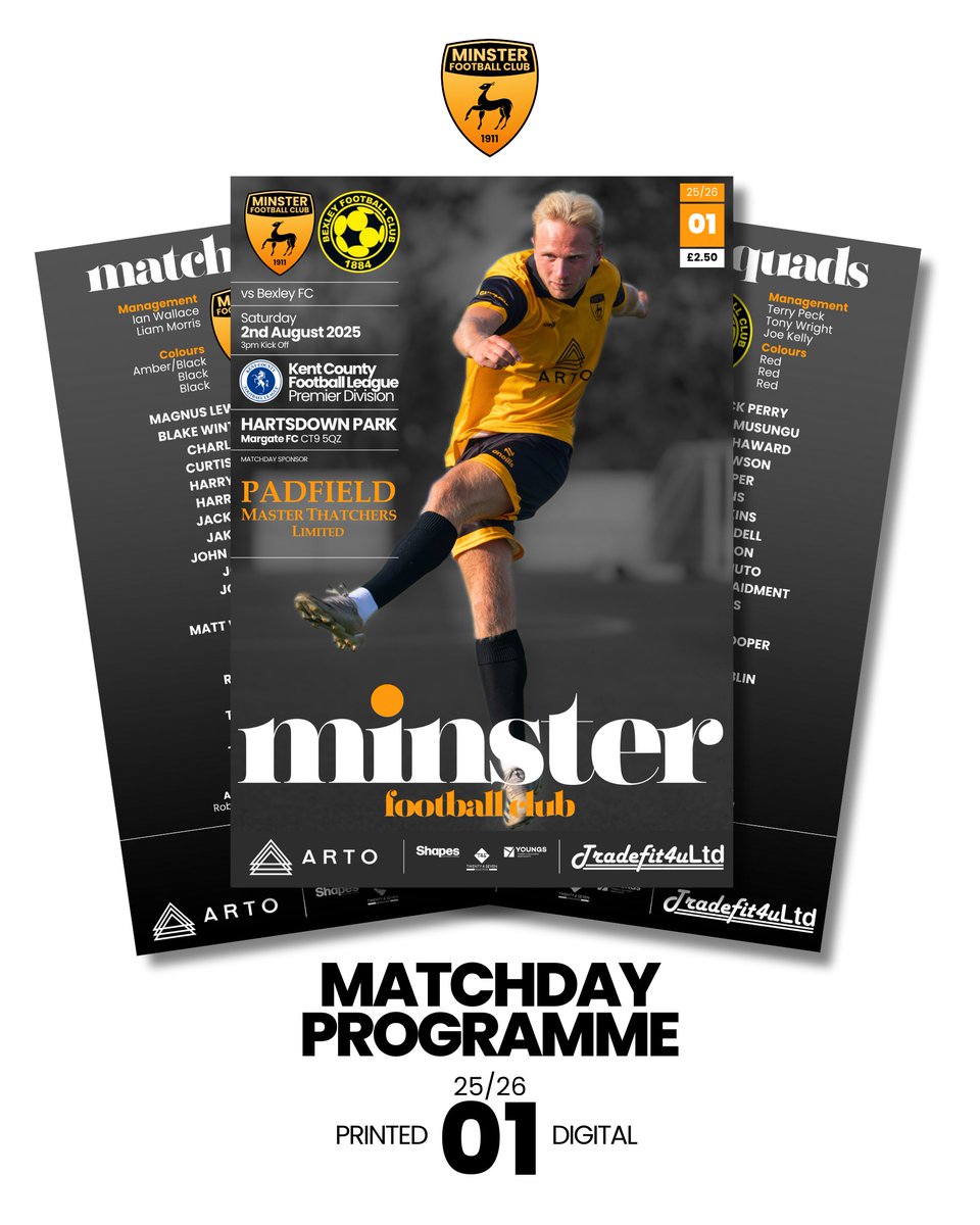 Minster FC (@minsterfc1911) on Twitter photo MATCHDAY PROGRAMME 2526-01
Printed copies at the match
Digital version soon to be released online via thanetfootballmagazine.co.uk
<a href="/tradefit4u/">Trade fit 4u ltd</a>
arto-talent.com
<a href="/shapes_team/">shapesteam</a>
<a href="/T4S_Education/">Twenty4Seven Education</a>
doityoungs.com
thatchers-kent.co.uk
πΈ @cadanboyntonphotography
<a href="/NLprogs/">Non-League Programmes</a> MATCHDAY PROGRAMME 2526-01
Printed copies at the match
Digital version soon to be released online via thanetfootballmagazine.co.uk
<a href="/tradefit4u/">Trade fit 4u ltd</a>
arto-talent.com
<a href="/shapes_team/">shapesteam</a>
<a href="/T4S_Education/">Twenty4Seven Education</a>
doityoungs.com
thatchers-kent.co.uk
πΈ @cadanboyntonphotography
<a href="/NLprogs/">Non-League Programmes</a>